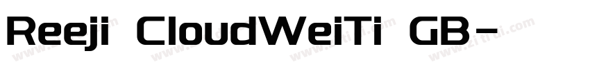Reeji CloudWeiTi GB字体转换